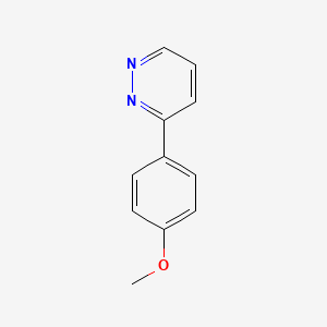 molecular formula C11H10N2O B14226390 3-(4-Methoxyphenyl)pyridazine CAS No. 718616-47-8