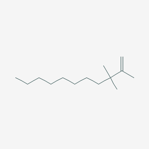 molecular formula C14H28 B14226490 2,3,3-Trimethylundec-1-ene CAS No. 502760-19-2