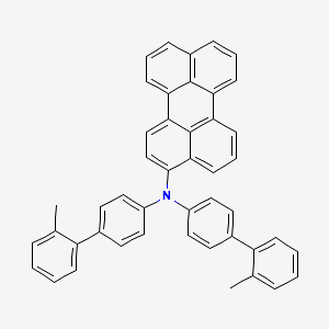 molecular formula C46H33N B14226506 N,N-Bis(2'-methyl[1,1'-biphenyl]-4-yl)perylen-3-amine CAS No. 558453-80-8