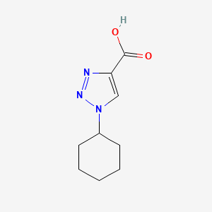 molecular formula C9H13N3O2 B1422655 1-环己基-1H-1,2,3-三唑-4-羧酸 CAS No. 1333542-85-0