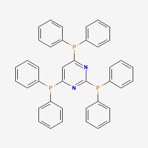 molecular formula C40H31N2P3 B14226561 2-(Diphenylphosphanyl)-4,6-bis(diphenylphosphanyl)pyrimidine CAS No. 824939-18-6