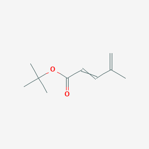 molecular formula C10H16O2 B14226603 Tert-butyl 4-methylpenta-2,4-dienoate CAS No. 569679-93-2