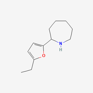 molecular formula C12H19NO B1422665 2-(5-Ethylfuran-2-yl)azepane CAS No. 1333890-80-4