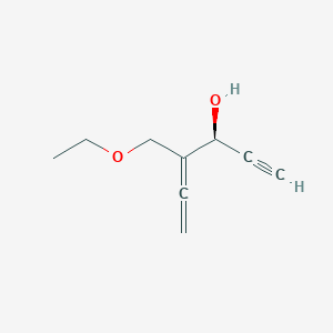 molecular formula C9H12O2 B14226672 (3S)-4-(Ethoxymethyl)hexa-4,5-dien-1-yn-3-ol CAS No. 651020-67-6