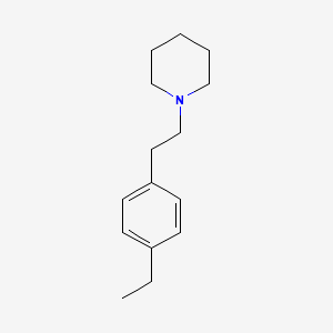 molecular formula C15H23N B14226701 1-[2-(4-Ethylphenyl)ethyl]piperidine CAS No. 730912-76-2