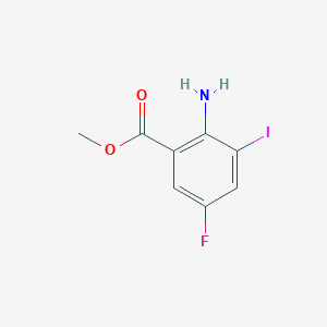 molecular formula C8H7FINO2 B1422673 Methyl 2-amino-5-fluoro-3-iodobenzoate CAS No. 906095-67-8