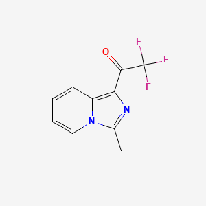 2,2,2-Trifluoro-1-{3-methylimidazo[1,5-a]pyridin-1-yl}ethan-1-one