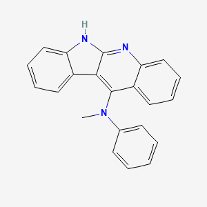 molecular formula C22H17N3 B14226859 N-methyl-N-phenyl-6H-indolo[2,3-b]quinolin-11-amine CAS No. 824935-71-9