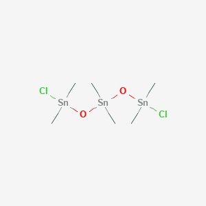 molecular formula C6H18Cl2O2Sn3 B14226908 1,5-Dichloro-1,1,3,3,5,5-hexamethyltristannoxane CAS No. 507277-63-6