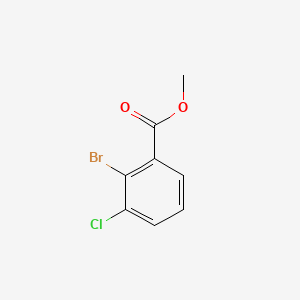 molecular formula C8H6BrClO2 B1422696 Methyl 2-bromo-3-chlorobenzoate CAS No. 1107627-14-4