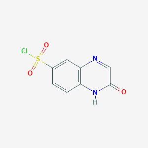 molecular formula C8H5ClN2O3S B1422705 6-Quinoxalinesulfonyl chloride, 1,2-dihydro-2-oxo- CAS No. 196962-62-6