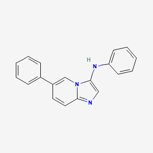 molecular formula C19H15N3 B14227071 N,6-Diphenylimidazo[1,2-a]pyridin-3-amine CAS No. 823806-55-9