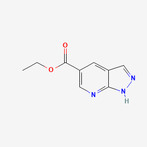 molecular formula C9H9N3O2 B1422709 Ethyl 1H-pyrazolo[3,4-B]pyridine-5-carboxylate CAS No. 1256824-48-2