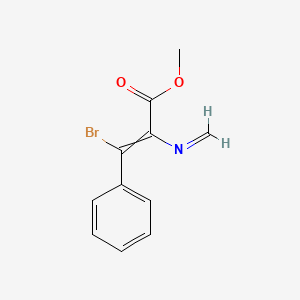 molecular formula C11H10BrNO2 B14227109 Methyl 3-bromo-2-(methylideneamino)-3-phenylprop-2-enoate CAS No. 620536-22-3