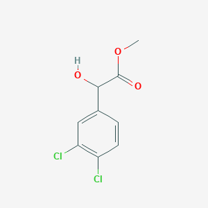 molecular formula C9H8Cl2O3 B1422715 Methyl 2-(3,4-dichlorophenyl)-2-hydroxyacetate CAS No. 35925-27-0