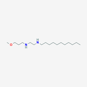 molecular formula C17H38N2O B14227193 N~1~-(3-Methoxypropyl)-N~2~-undecylethane-1,2-diamine CAS No. 627521-98-6