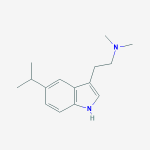 molecular formula C15H22N2 B142272 5-iso-Propyl-N,N-dimethyltryptamine CAS No. 156281-04-8