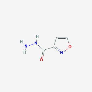 molecular formula C4H5N3O2 B1422720 Isoxazole-3-carbohydrazide CAS No. 62438-02-2
