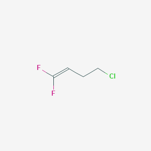 molecular formula C4H5ClF2 B1422724 4-Chloro-1,1-difluorobut-1-ene CAS No. 1346521-43-4