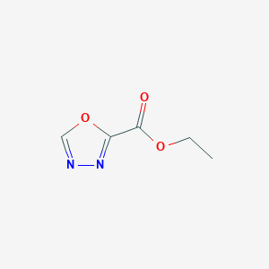 molecular formula C5H6N2O3 B1422735 Ethyl 1,3,4-oxadiazole-2-carboxylate CAS No. 23571-75-7