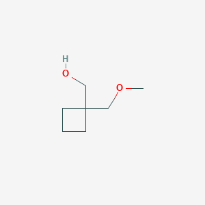 molecular formula C7H14O2 B1422745 [1-(Methoxymethyl)cyclobutyl]methanol CAS No. 1565378-35-9