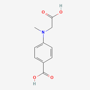 molecular formula C10H11NO4 B1422771 4-[(Carboxymethyl)(methyl)amino]benzoic acid CAS No. 883290-81-1