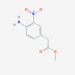 molecular formula C9H10N2O4 B1422782 2-(4-氨基-3-硝基苯基)乙酸甲酯 CAS No. 28694-94-2
