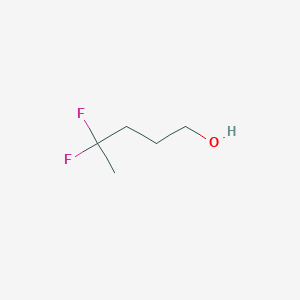 molecular formula C5H10F2O B1422787 4,4-Difluoropentan-1-ol CAS No. 1455037-30-5