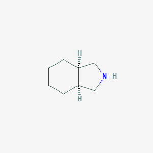 molecular formula C8H15N B142279 cis-Octahydroisoindole CAS No. 1470-99-1