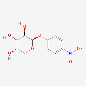 molecular formula C11H13NO7 B1422792 4-Nitrophenyl beta-L-arabinopyranoside CAS No. 72732-54-8