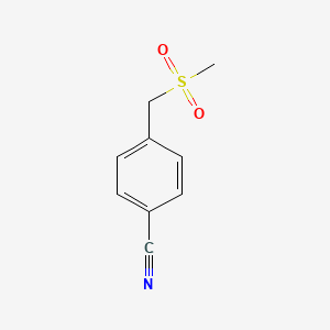 molecular formula C9H9NO2S B1422798 4-(Methanesulfonylmethyl)benzonitrile CAS No. 161417-56-7