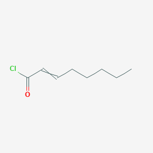 molecular formula C8H13ClO B1422800 2-Octenoyl chloride, (E)- CAS No. 100808-08-0