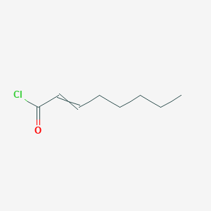 2-Octenoyl chloride, (E)-