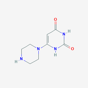 6-(piperazin-1-yl)pyrimidine-2,4(1H,3H)-dione