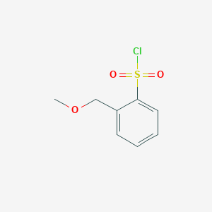 molecular formula C8H9ClO3S B1422805 2-(Methoxymethyl)benzene-1-sulfonyl chloride CAS No. 1239575-08-6