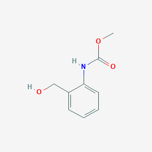 molecular formula C9H11NO3 B1422806 Methyl (2-(hydroxymethyl)phenyl)carbamate CAS No. 117550-36-4