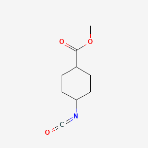 molecular formula C9H13NO3 B1422814 Methyl 4-isocyanatocyclohexane-1-carboxylate CAS No. 1486470-18-1