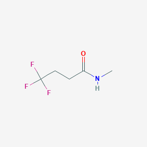 molecular formula C5H8F3NO B1422816 4,4,4-trifluoro-N-methylbutanamide CAS No. 1394040-58-4