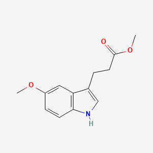 molecular formula C13H15NO3 B1422817 Methyl 3-(5-methoxy-1H-indol-3-yl)propanoate CAS No. 100372-62-1