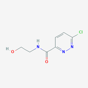 6-chloro-N-(2-hydroxyethyl)pyridazine-3-carboxamide