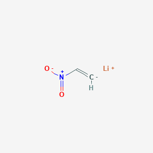 molecular formula C2H2LiNO2 B14228223 lithium;1-nitroethene CAS No. 827022-94-6