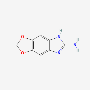 5H-1,3-Dioxolo[4,5-f]benzimidazol-6-amine
