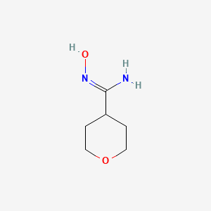 N'-Hydroxyoxane-4-carboximidamide