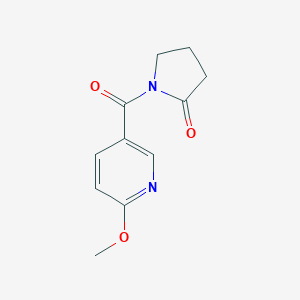 molecular formula C11H12N2O3 B142284 Nicoracetam CAS No. 128326-80-7