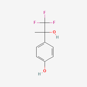 4-(1,1,1-Trifluoro-2-hydroxypropan-2-yl)phenol