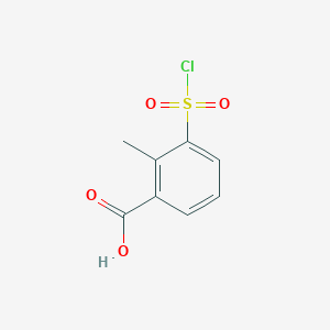 3-(Chlorosulfonyl)-2-methylbenzoic acid