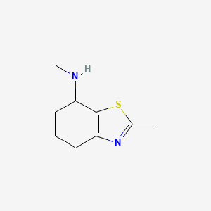 N,2-dimethyl-4,5,6,7-tetrahydro-1,3-benzothiazol-7-amine