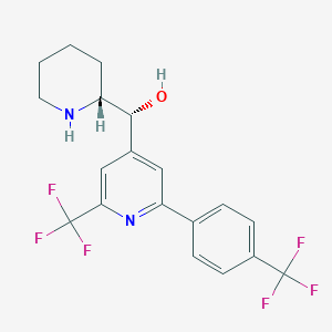 molecular formula C19H18F6N2O B142286 Enpiroline CAS No. 66364-73-6