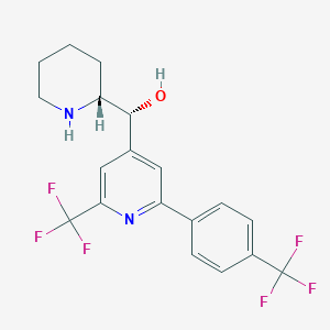 molecular formula C19H18F6N2O B142286 Enpirolina CAS No. 66364-73-6