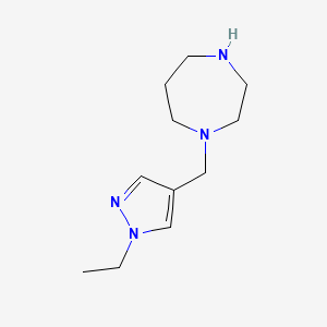 1-[(1-ethyl-1H-pyrazol-4-yl)methyl]-1,4-diazepane